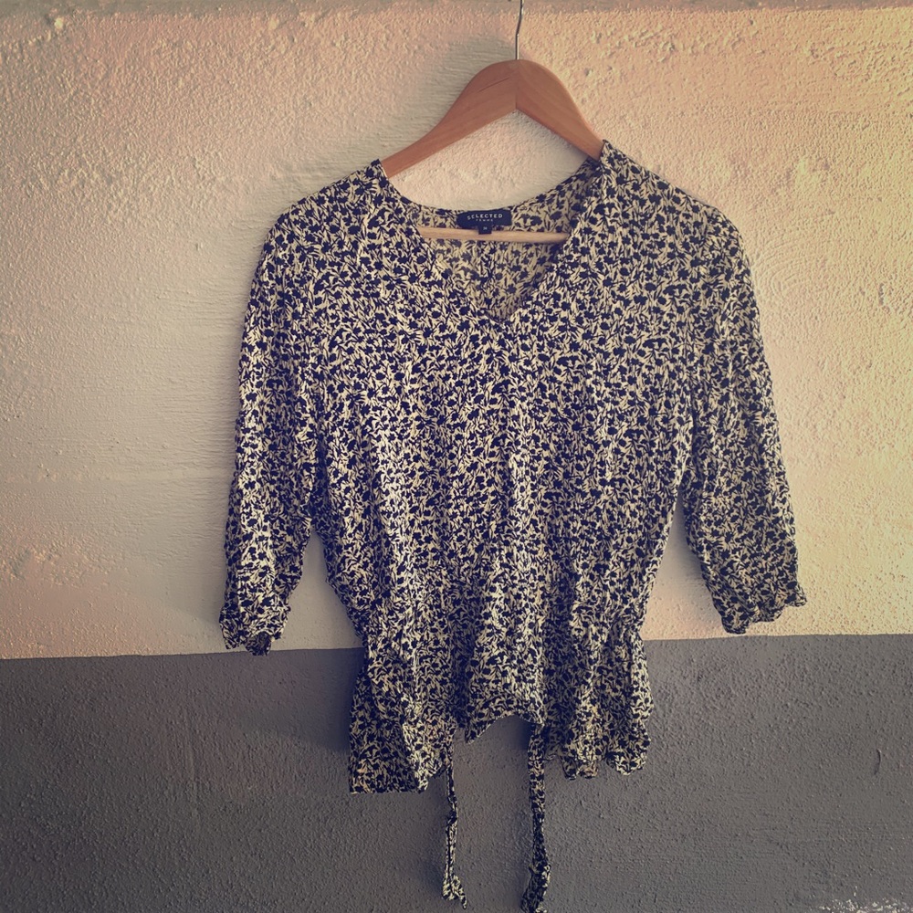 Selected femme floral top